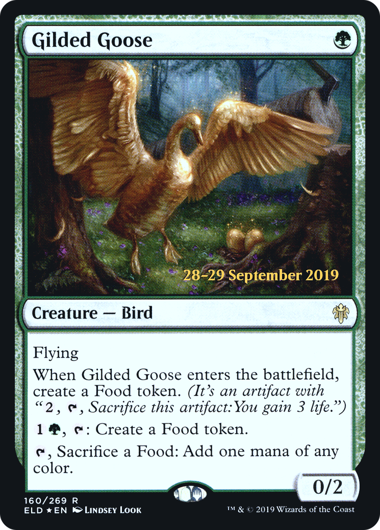 Gilded Goose (PRE-160)  Foil - Throne of Eldraine Promos