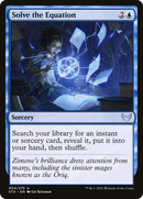 Solve the Equation (STX-054)  Foil - Strixhaven: School of Mages