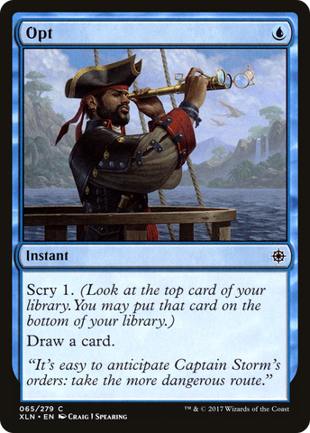 Opt (XLN-065)  Foil - Ixalan