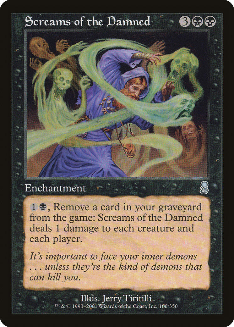 Screams of the Damned (ODY-160)  Foil - Odyssey