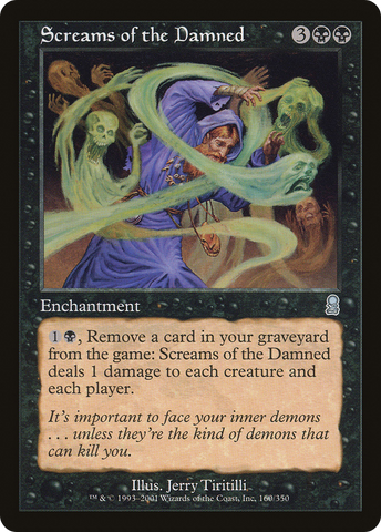 Screams of the Damned (ODY-160)  Foil - Odyssey