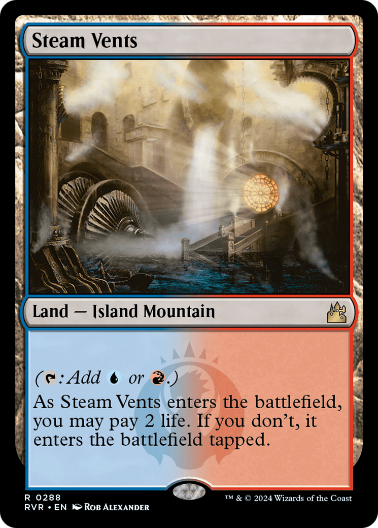 Steam Vents (RVR-288)  - Ravnica Remastered