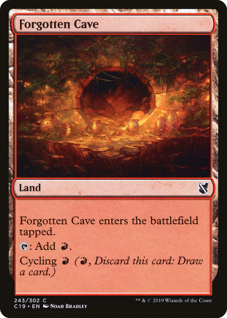 Forgotten Cave (C19-243)  - Commander 2019