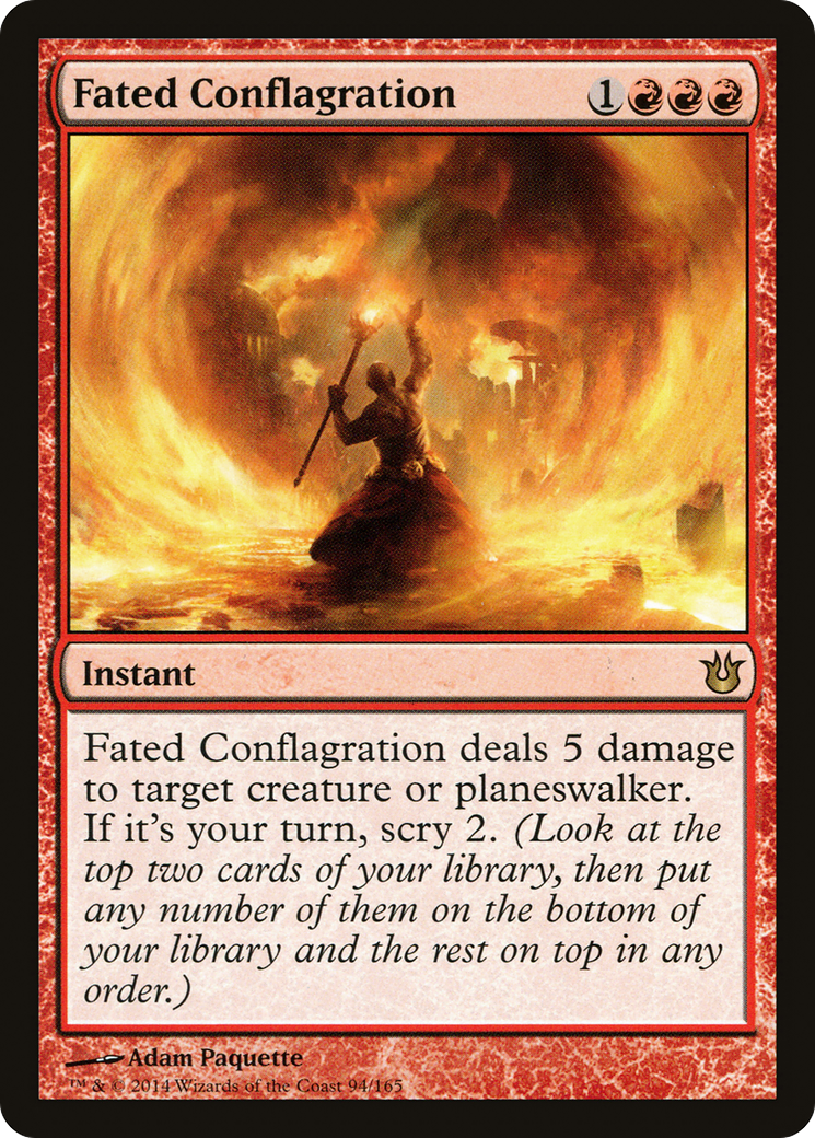 Fated Conflagration (BNG-094)  Foil - Born of the Gods