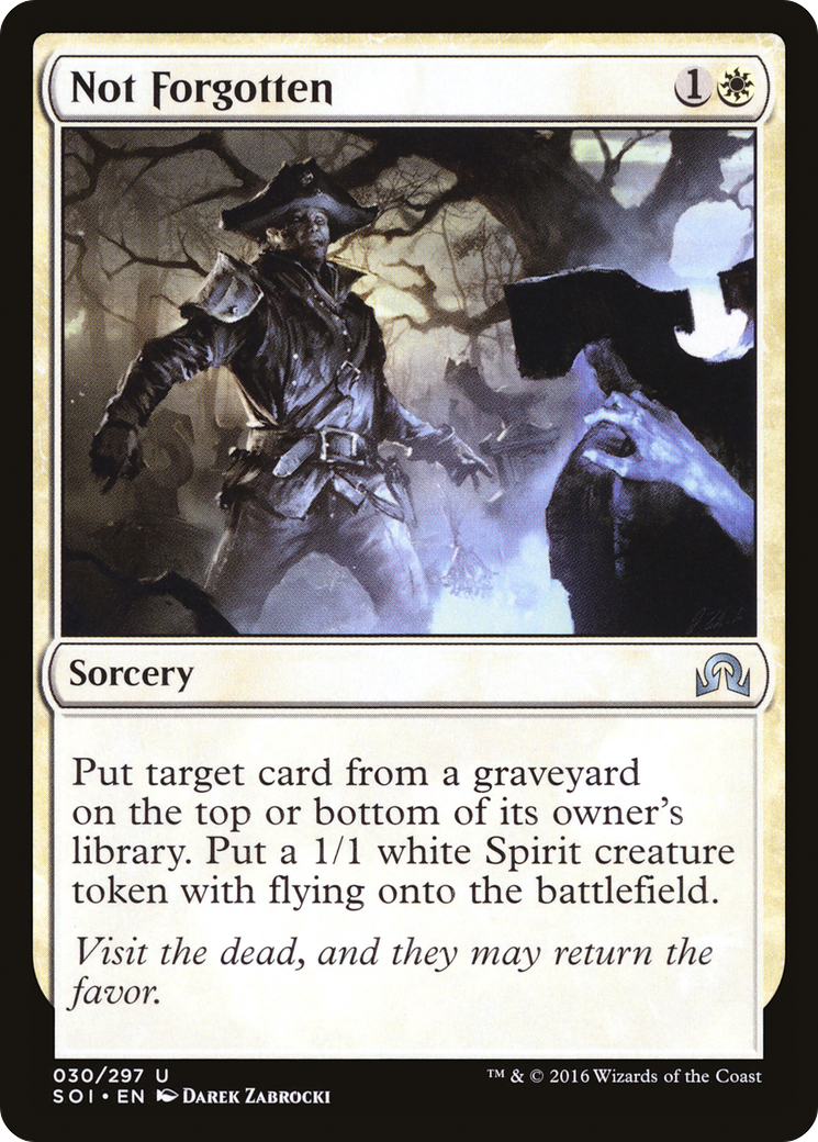 Not Forgotten (SOI-030)  - Shadows over Innistrad