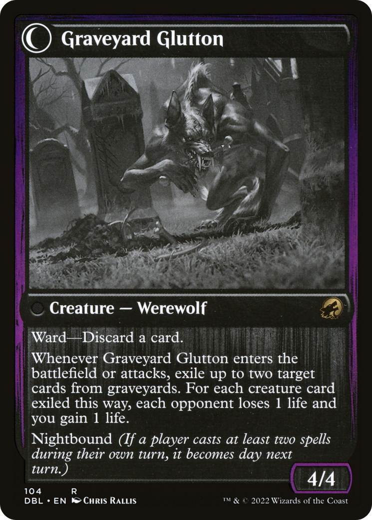 Graveyard Trespasser (DBL-104)  Foil - Innistrad: Double Feature: (Double Faced Transform)