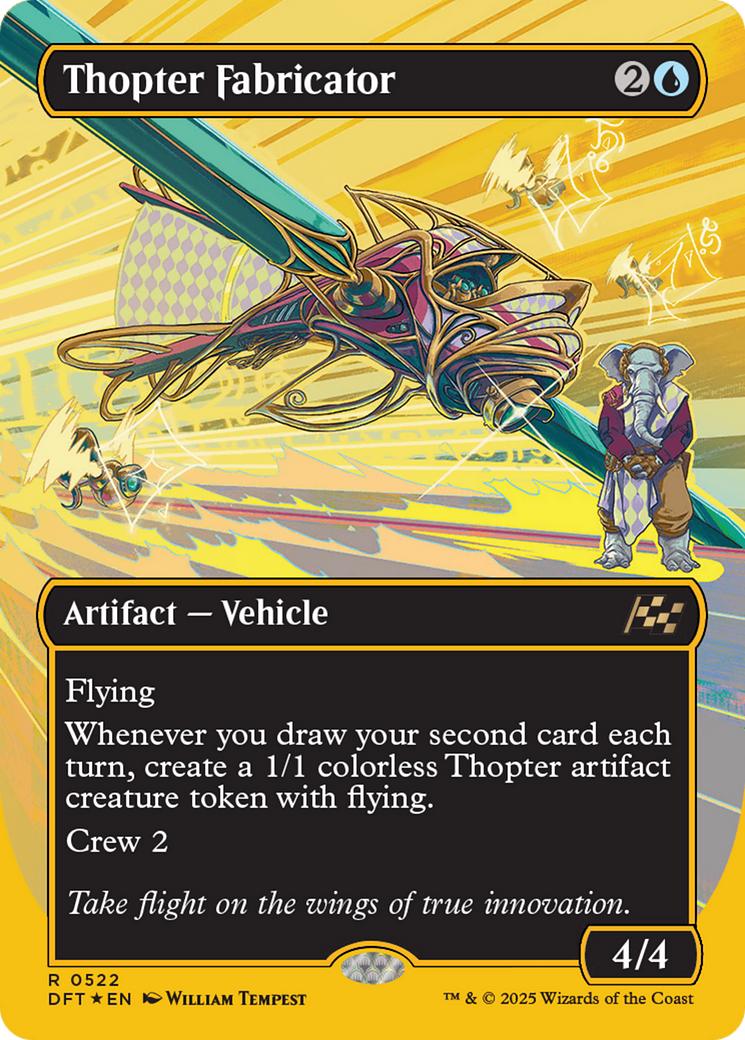 Thopter Fabricator (DFT-522) - Aetherdrift (Borderless) Foil