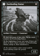 Foreboding Statue (DBL-523)  Foil - Innistrad: Double Feature: (Double Faced Transform)