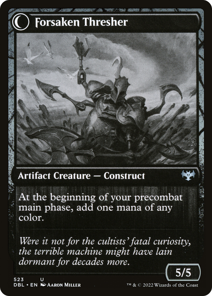 Foreboding Statue (DBL-523)  Foil - Innistrad: Double Feature: (Double Faced Transform)