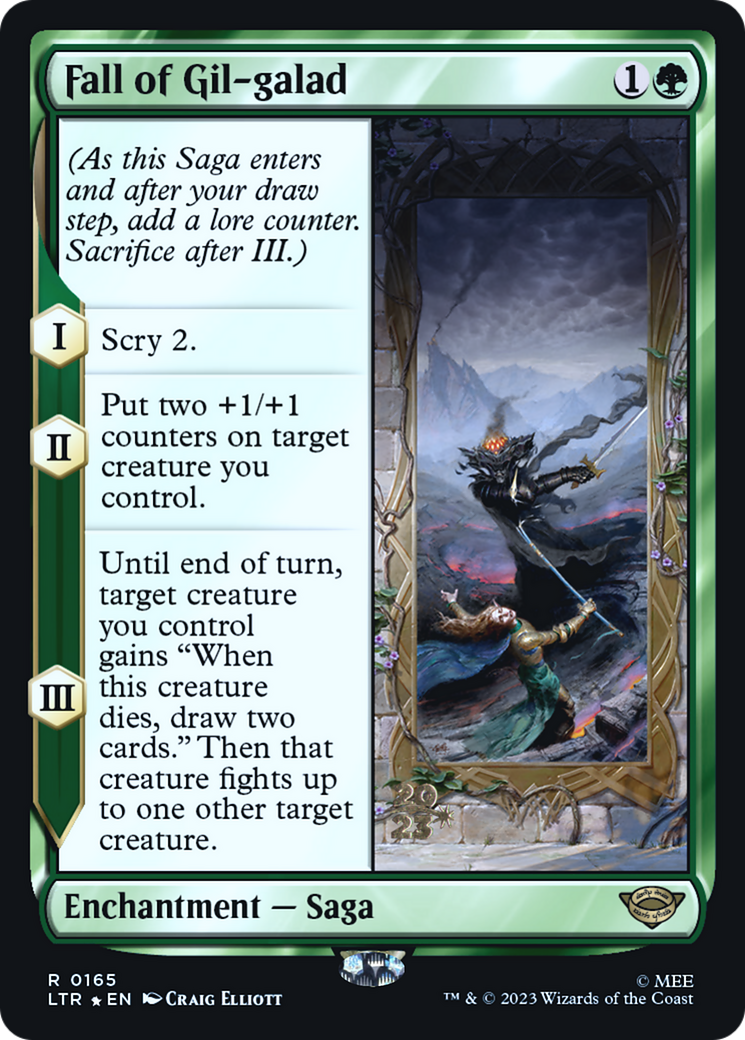 Fall of Gil-galad (PRE-165)  Foil - Tales of Middle-earth Promos