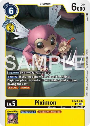 Piximon (BT24-039) - Time Stranger