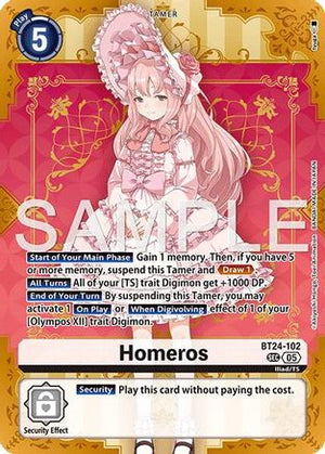Homeros (BT24-102) - Time Stranger Foil