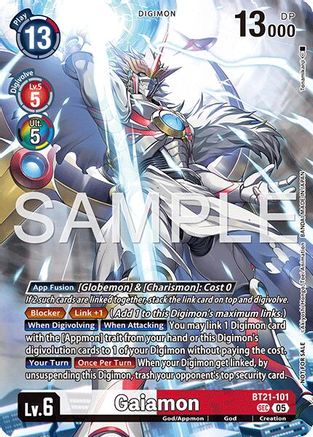 Gaiamon (2026 Dash Pack Campaign) (Alternate Art - Japanese) (BT21-101) - World Convergence Foil