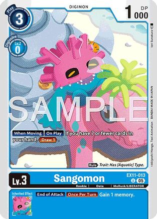 Sangomon (EX11-013) - Dawn of Liberator