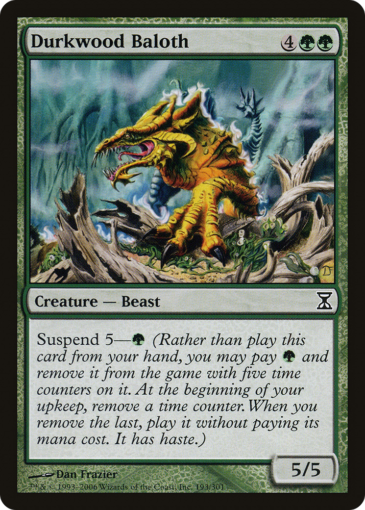 Durkwood Baloth (TSP-193)  Foil - Time Spiral