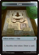 Clue (0015) // Spirit (0003) Double-Sided Token (TLA-15 // 3)  Foil - Avatar: The Last Airbender