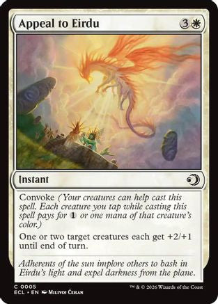 Appeal to Eirdu (ECL-005)  Foil - Lorwyn Eclipsed