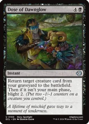 Dose of Dawnglow (ECL-100)  Foil - Lorwyn Eclipsed