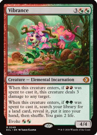 Vibrance (ECL-249)  Foil - Lorwyn Eclipsed