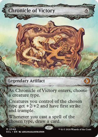 Chronicle of Victory (Showcase) (ECL-346)  Foil - Lorwyn Eclipsed