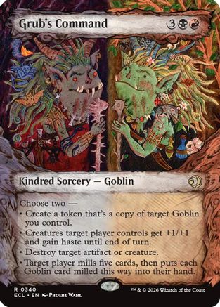 Grub's Command (Showcase) (ECL-340)  Foil - Lorwyn Eclipsed