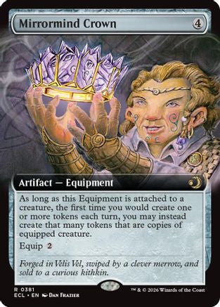 Mirrormind Crown (Extended Art) (ECL-381)  Foil - Lorwyn Eclipsed