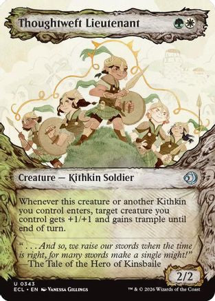 Thoughtweft Lieutenant (Showcase) (ECL-343)  Foil - Lorwyn Eclipsed