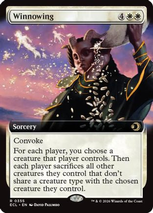 Winnowing (Extended Art) (ECL-355)  - Lorwyn Eclipsed