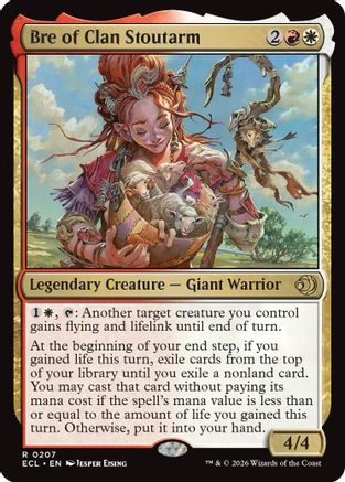 Bre of Clan Stoutarm (ECL-207)  Foil - Lorwyn Eclipsed