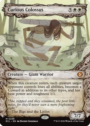 Curious Colossus (Showcase) (ECL-298)  Foil - Lorwyn Eclipsed