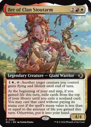 Bre of Clan Stoutarm (Extended Art) (ECL-369)  - Lorwyn Eclipsed