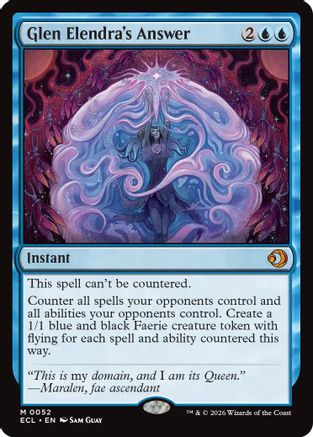 Glen Elendra's Answer (ECL-052)  - Lorwyn Eclipsed