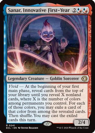 Sanar, Innovative First-Year (ECL-241)  Foil - Lorwyn Eclipsed