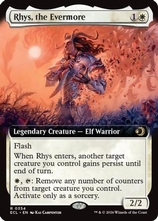 Rhys, the Evermore (Extended Art) (ECL-354)  - Lorwyn Eclipsed