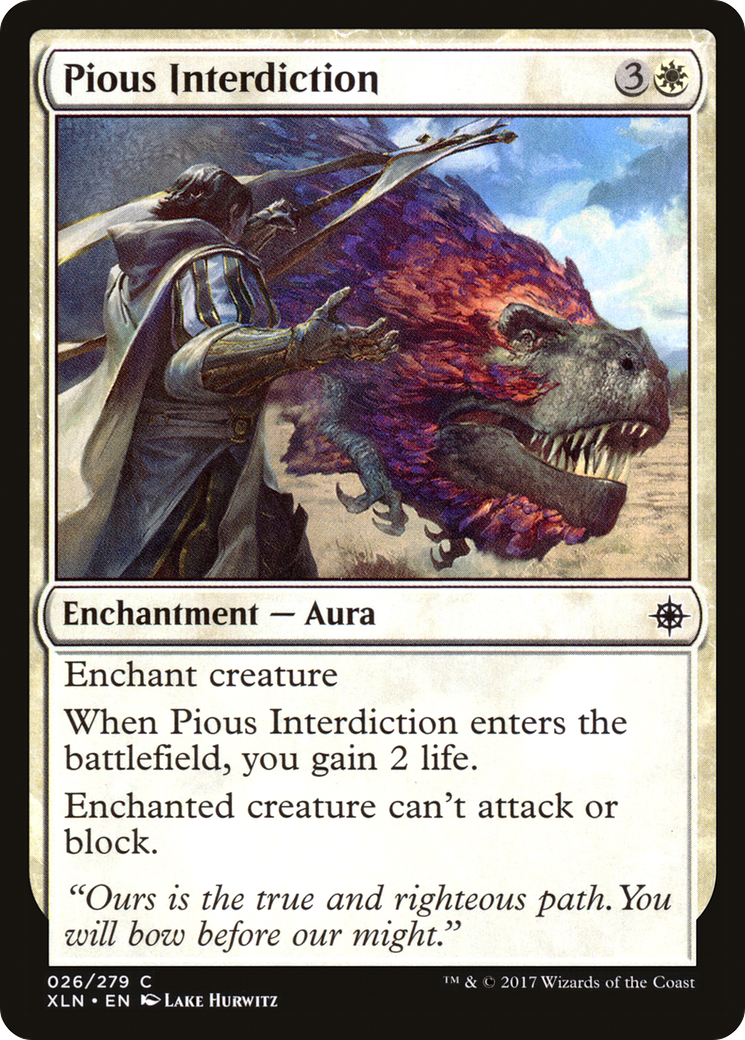 Pious Interdiction (XLN-026)  - Ixalan