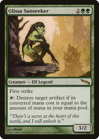 Glissa Sunseeker (MRD-120)  Foil - Mirrodin