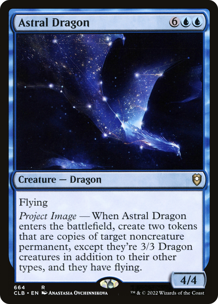 Astral Dragon (CLB-664)  - Commander Legends: Battle for Baldur's Gate