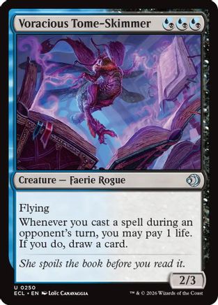 Voracious Tome-Skimmer (ECL-250) - Lorwyn Eclipsed Foil