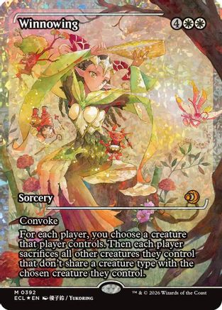 Winnowing (Showcase) (Fracture Foil) (ECL-392)  Foil - Lorwyn Eclipsed