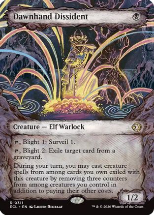 Dawnhand Dissident (Showcase) (ECL-311)  Foil - Lorwyn Eclipsed