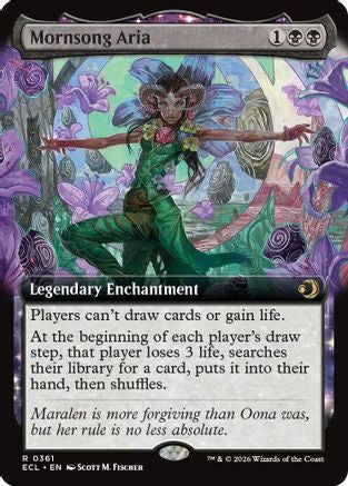 Mornsong Aria (Extended Art) (ECL-361)  - Lorwyn Eclipsed