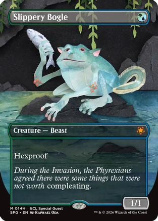 Slippery Bogle (Borderless) (SPG-144)  Foil - Special Guests