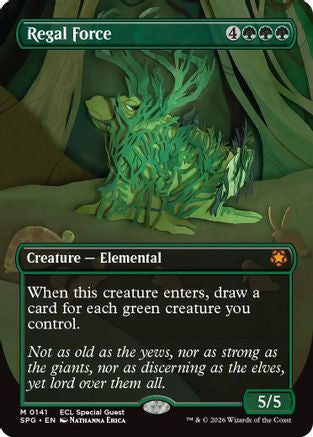 Regal Force (Borderless) (SPG-141)  Foil - Special Guests