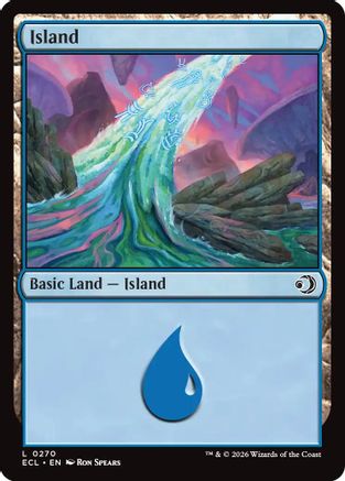 Island (0270) (ECL-270)  - Lorwyn Eclipsed