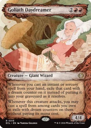 Goliath Daydreamer (Showcase) (ECL-316)  Foil - Lorwyn Eclipsed