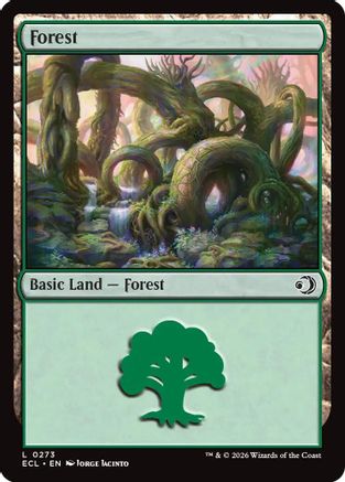 Forest (0273) (ECL-273)  - Lorwyn Eclipsed