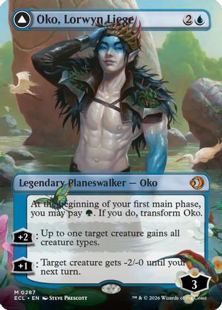 Oko, Lorwyn Liege (Borderless) (ECL-287)  Foil - Lorwyn Eclipsed