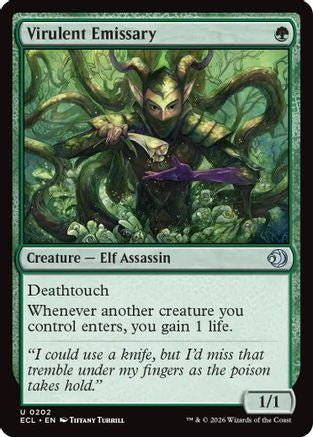 Virulent Emissary (ECL-202)  Foil - Lorwyn Eclipsed