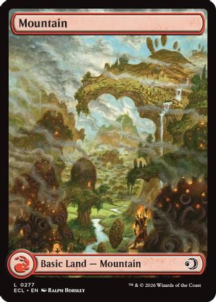 Mountain (0277) (ECL-277)  Foil - Lorwyn Eclipsed