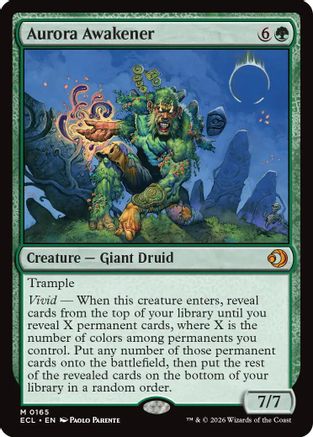 Aurora Awakener (ECL-165)  Foil - Lorwyn Eclipsed